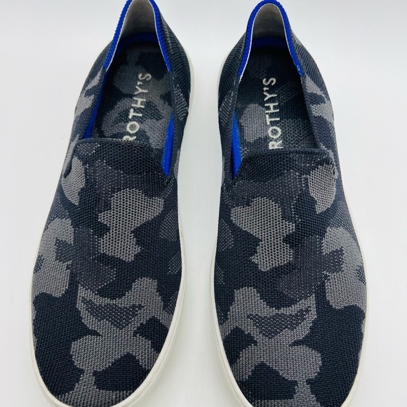 ROTHY’S THE SNEAKERS WOMEN’S SIZE 8 GRAY CAMOUFLAGE - Picture 9 of 12